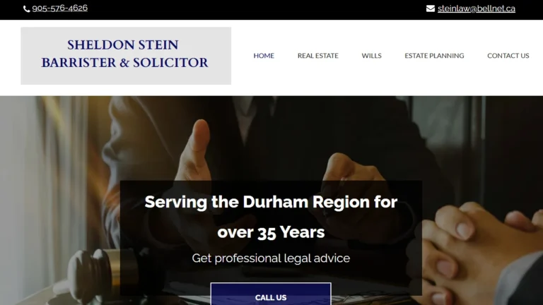 Sheldon Stein Barrister & Solicitor - Oshawa, ON Sheldon Stein Barrister & Solicitor - Oshawa, ON