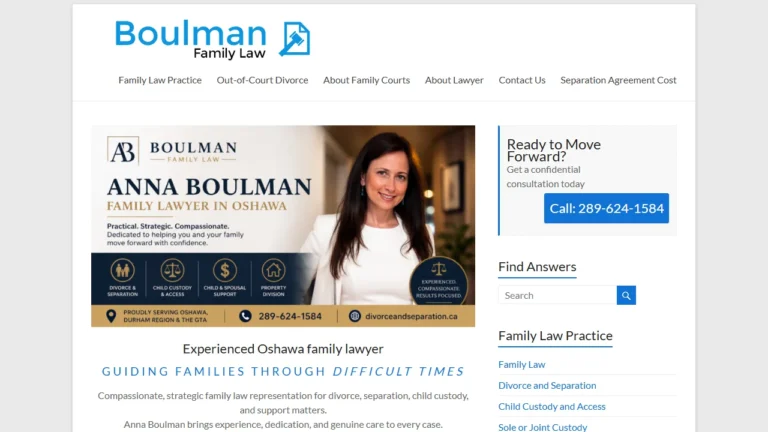 Anna Boulman Family Law - Oshawa, ON Anna Boulman Family Law - Oshawa, ON
