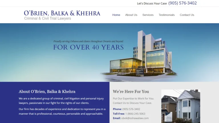 O'Brien, Balka and Khehra - Oshawa, ON O'Brien, Balka and Khehra - Oshawa, ON