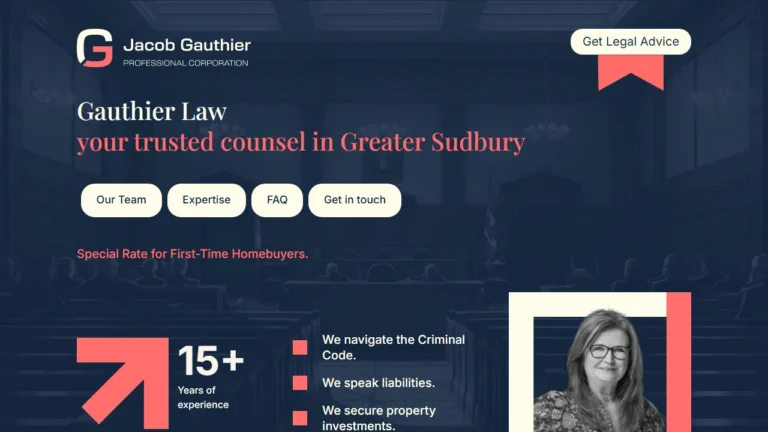 Jacob Gauthier Professional Corporation - Greater Sudbury, ON Jacob Gauthier Professional Corporation - Greater Sudbury, ON