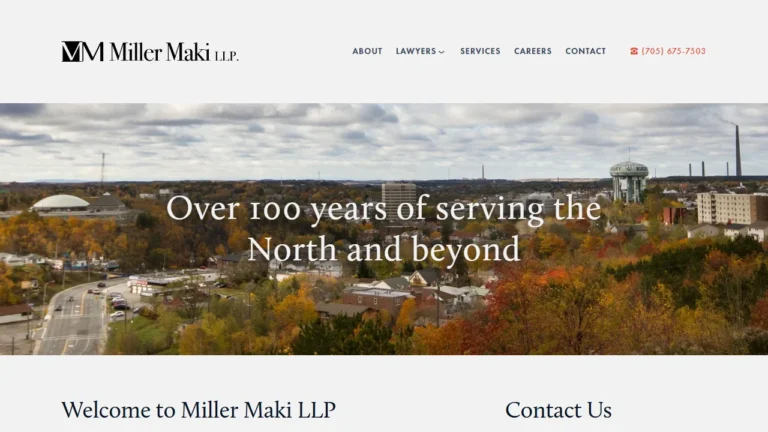 Miller Maki LLP - Greater Sudbury, ON Miller Maki LLP - Greater Sudbury, ON