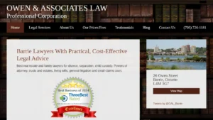 Owen and Associates Law - Barrie, ON Owen and Associates Law - Barrie, ON