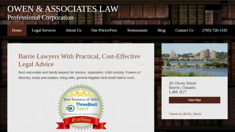Owen and Associates Law - Barrie, ON Owen and Associates Law - Barrie, ON