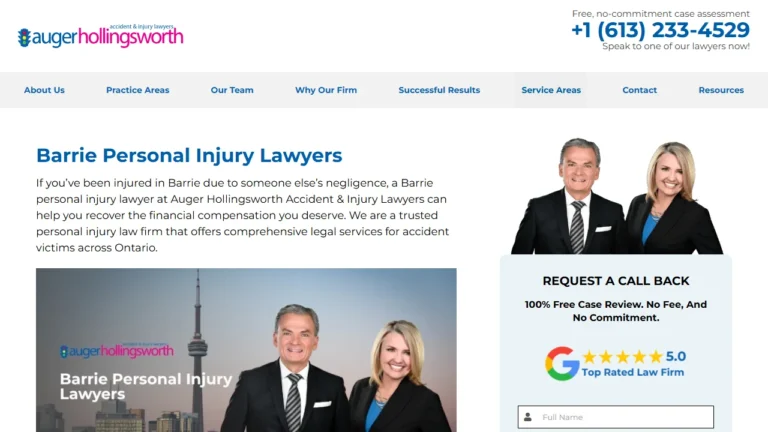 Auger Hollingsworth Accident & Injury Lawyers | Barrie - Barrie, ON Auger Hollingsworth Accident & Injury Lawyers | Barrie - Barrie, ON