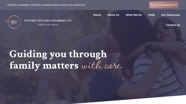Scharff Nyland Chambers LLP - Barrie, ON Scharff Nyland Chambers LLP - Barrie, ON
