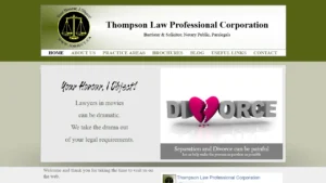 Thompson Law Professional Corporation - Barrie, ON Thompson Law Professional Corporation - Barrie, ON