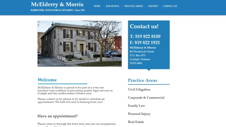 McElderry & Morris - Guelph, ON McElderry & Morris - Guelph, ON