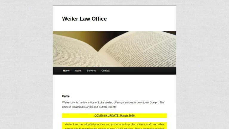 Weiler Law Office - Guelph, ON Weiler Law Office - Guelph, ON