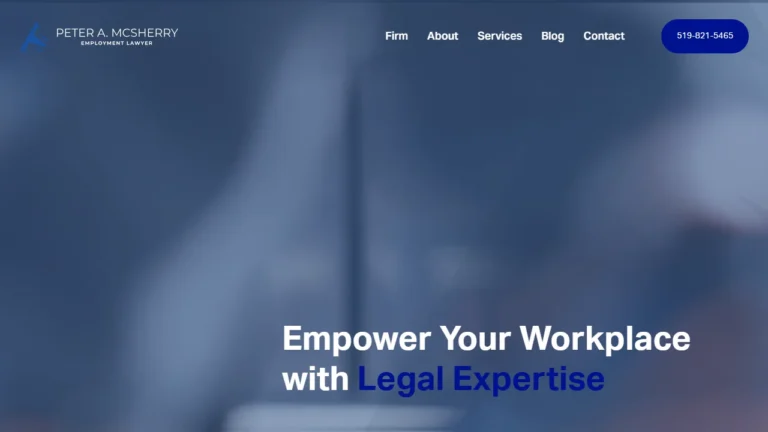 Peter A. McSherry Employment Lawyer - Guelph, ON Peter A. McSherry Employment Lawyer - Guelph, ON