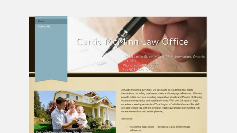 Curtis McMinn Law Office - Newmarket, ON Curtis McMinn Law Office - Newmarket, ON