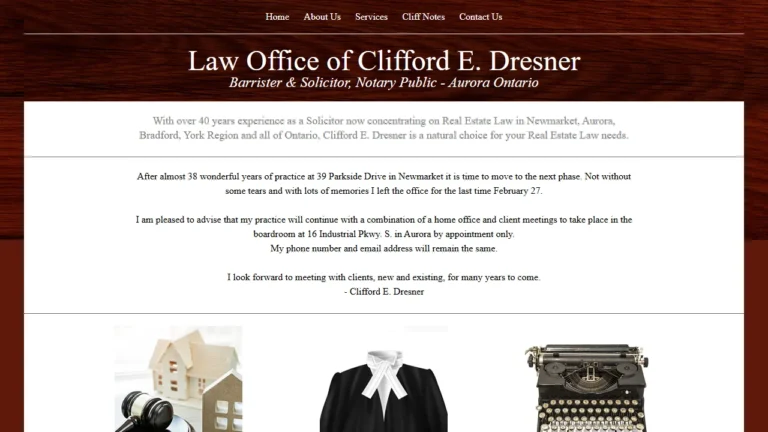Law Office of Clifford E. Dresner - Newmarket, ON Law Office of Clifford E. Dresner - Newmarket, ON