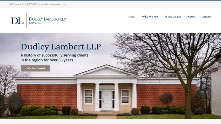 Dudley Lambert LLP - Brantford, ON Dudley Lambert LLP - Brantford, ON