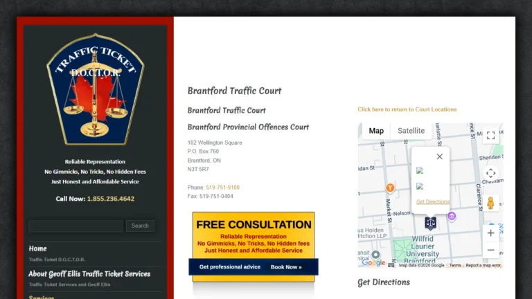 Traffic Ticket Services - Brantford, ON Traffic Ticket Services - Brantford, ON