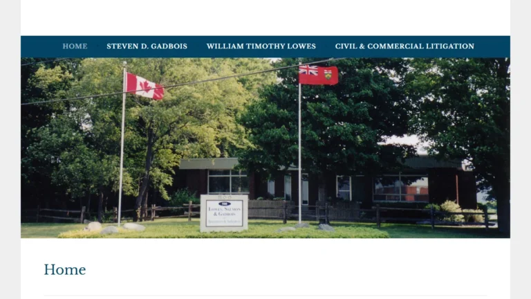 Lowes, Salmon, Gadbois & Clarke - Waterloo, ON Lowes, Salmon, Gadbois & Clarke - Waterloo, ON