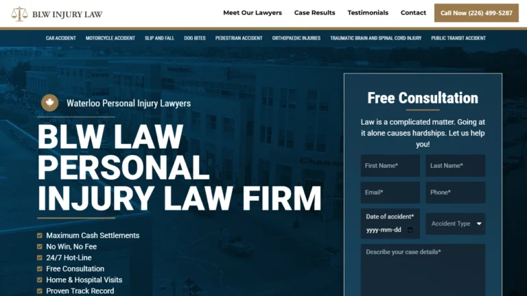 BLW Injury Law - Waterloo, ON BLW Injury Law - Waterloo, ON
