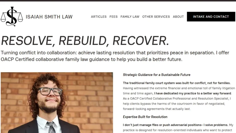 Isaiah Smith, Family Lawyer - Waterloo, ON Isaiah Smith, Family Lawyer - Waterloo, ON