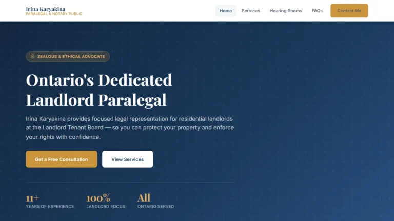 LANDLORD’S ADVOCATE - Waterloo, ON LANDLORD’S ADVOCATE - Waterloo, ON