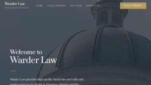 Warder Law Professional Corporation - Kingston, ON Warder Law Professional Corporation - Kingston, ON