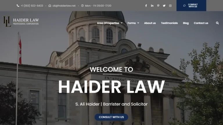 Haider Law - Kingston, ON Haider Law - Kingston, ON