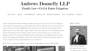 Andrews Donnelly LLP - Kingston, ON Andrews Donnelly LLP - Kingston, ON