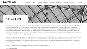 RavenLaw LLP - Kingston, ON RavenLaw LLP - Kingston, ON