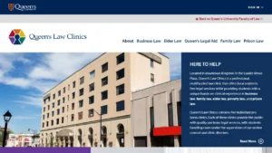 Queen's Business Law Clinic - Kingston, ON Queen's Business Law Clinic - Kingston, ON