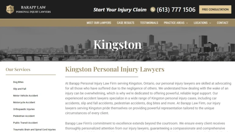 Barapp Personal Injury Lawyer - Kingston, ON Barapp Personal Injury Lawyer - Kingston, ON