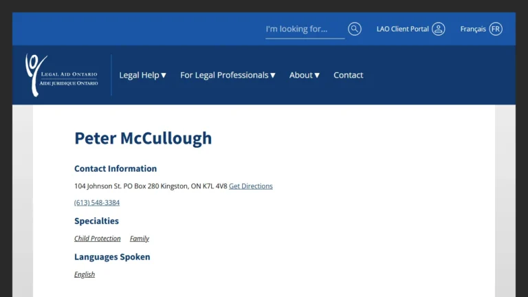 Peter S. McCullough - Kingston, ON Peter S. McCullough - Kingston, ON