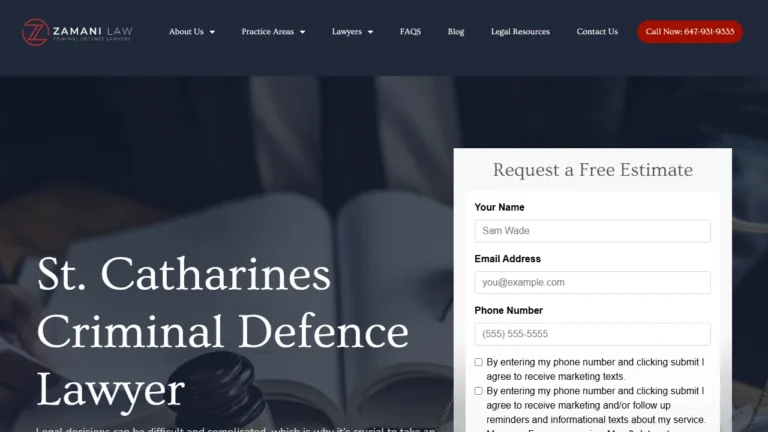Criminal Lawyer Zamani Law - St. Catharines, ON Criminal Lawyer Zamani Law - St. Catharines, ON