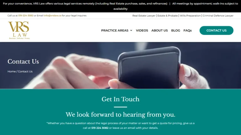VRS Law Firm - Cambridge, ON VRS Law Firm - Cambridge, ON