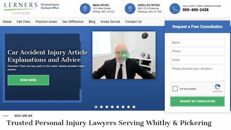 Lerners LLP Injury/Disability Lawyers - Whitby, ON Lerners LLP Injury/Disability Lawyers - Whitby, ON