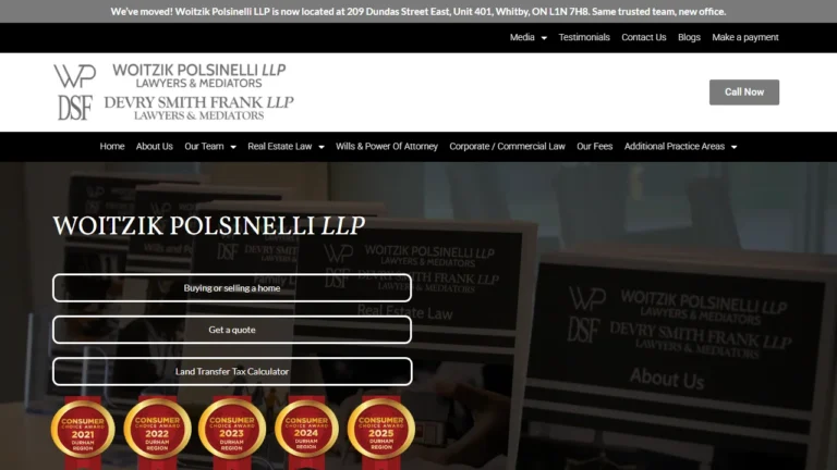 Woitzik Polsinelli LLP - Whitby, ON Woitzik Polsinelli LLP - Whitby, ON
