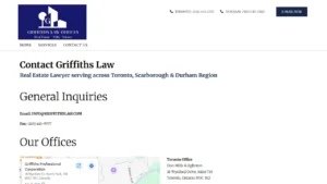 Griffiths Professional Corporation - Whitby, ON Griffiths Professional Corporation - Whitby, ON