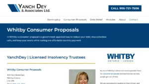 Yanch Dey Consumer Proposal and Bankruptcy Trustees Whitby - Whitby, ON Yanch Dey Consumer Proposal and Bankruptcy Trustees Whitby - Whitby, ON