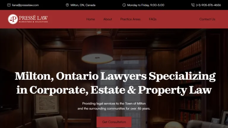 Presse Law Offices - Milton, ON Presse Law Offices - Milton, ON