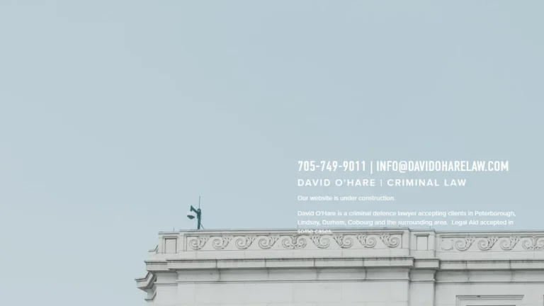 David O'Hare | Criminal Lawyer - Peterborough, ON David O'Hare | Criminal Lawyer - Peterborough, ON