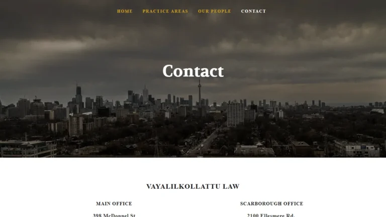 Vayalilkollattu Law - Peterborough, ON Vayalilkollattu Law - Peterborough, ON