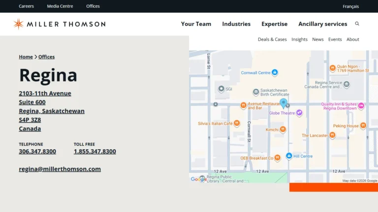 Miller Thomson LLP - Regina, SK
