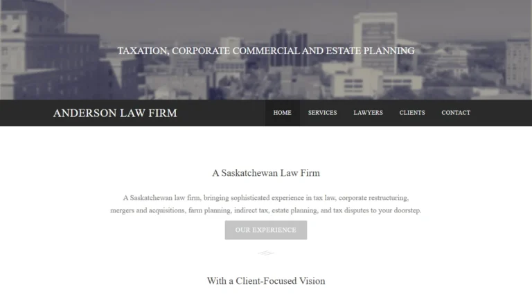 Anderson Law Firm P C - Regina, SK Anderson Law Firm P C - Regina, SK