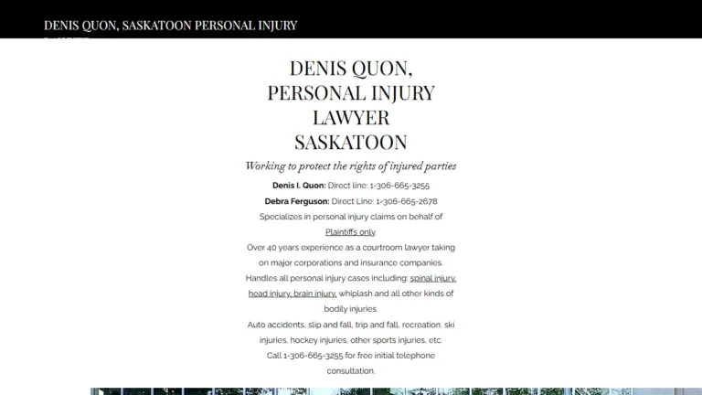 Quon Ferguson: Personal Injury Lawyer - Saskatoon, SK Quon Ferguson: Personal Injury Lawyer - Saskatoon, SK
