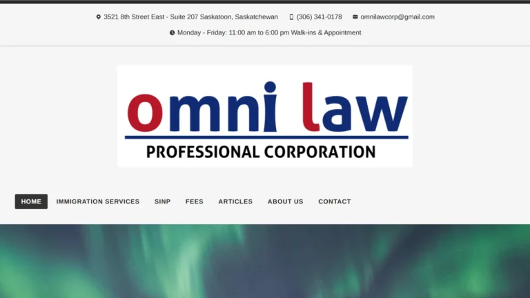 Omni Law Professional Corporation - Saskatoon, SK Omni Law Professional Corporation - Saskatoon, SK