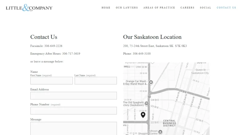 Little and Company LLP - Saskatoon, SK Little and Company LLP - Saskatoon, SK