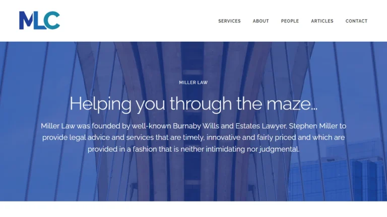Miller Law - Burnaby, BC Miller Law - Burnaby, BC