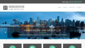 Henderson Law Group LLP - Richmond, BC Henderson Law Group LLP - Richmond, BC