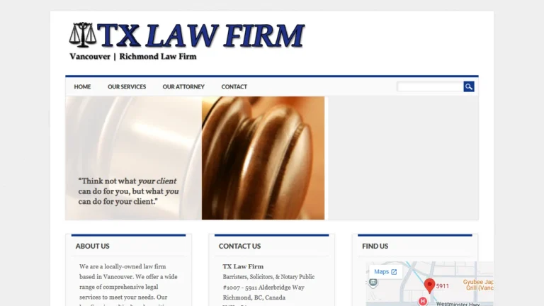 TX Law Firm - Richmond, BC TX Law Firm - Richmond, BC