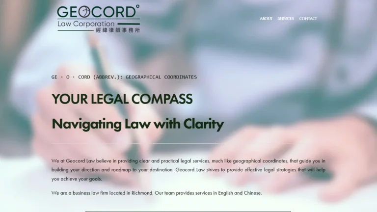 Geocord Law Corporation - Richmond, BC Geocord Law Corporation - Richmond, BC
