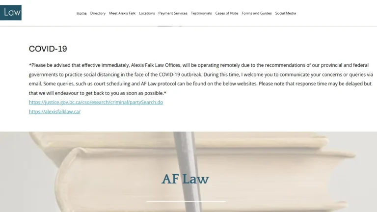 AF Law (Alexis Falk) - Abbotsford, BC AF Law (Alexis Falk) - Abbotsford, BC