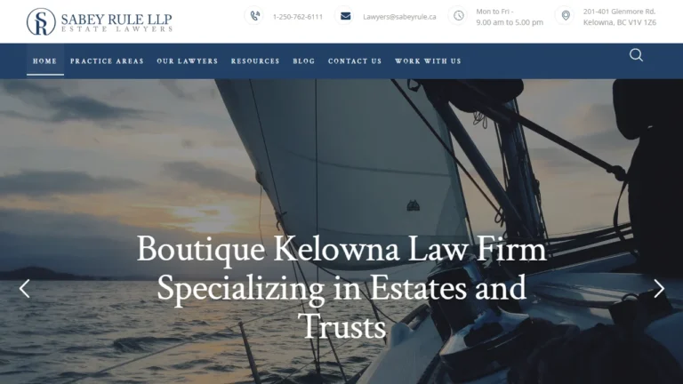 Sabey Rule LLP - Kelowna, BC Sabey Rule LLP - Kelowna, BC