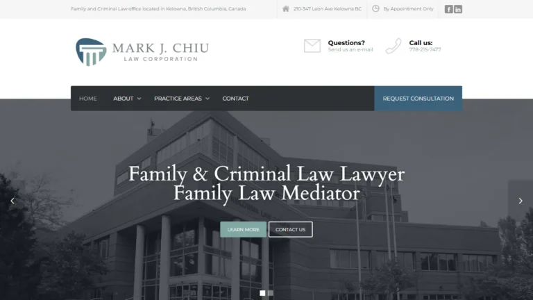 Mark J. Chiu Law Corporation - Kelowna, BC Mark J. Chiu Law Corporation - Kelowna, BC