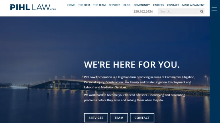 Pihl Law Corporation - Kelowna, BC Pihl Law Corporation - Kelowna, BC